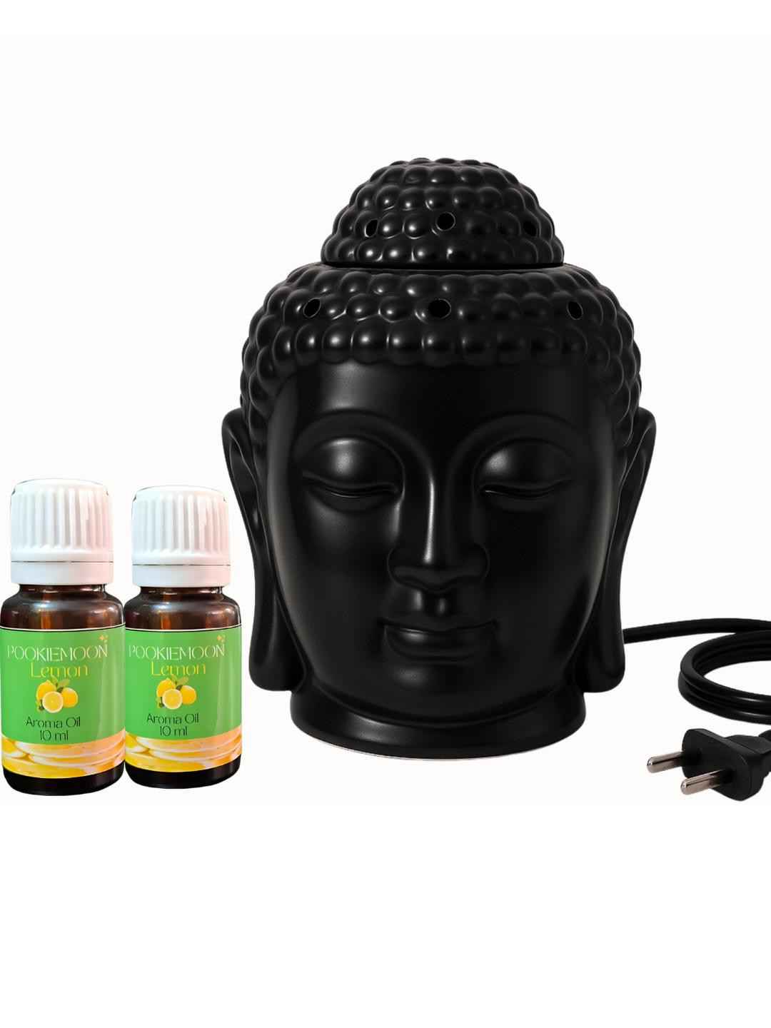 Pookiemoon Buddha Diffuser with 2 Lemon Aroma Oils 10ml Each