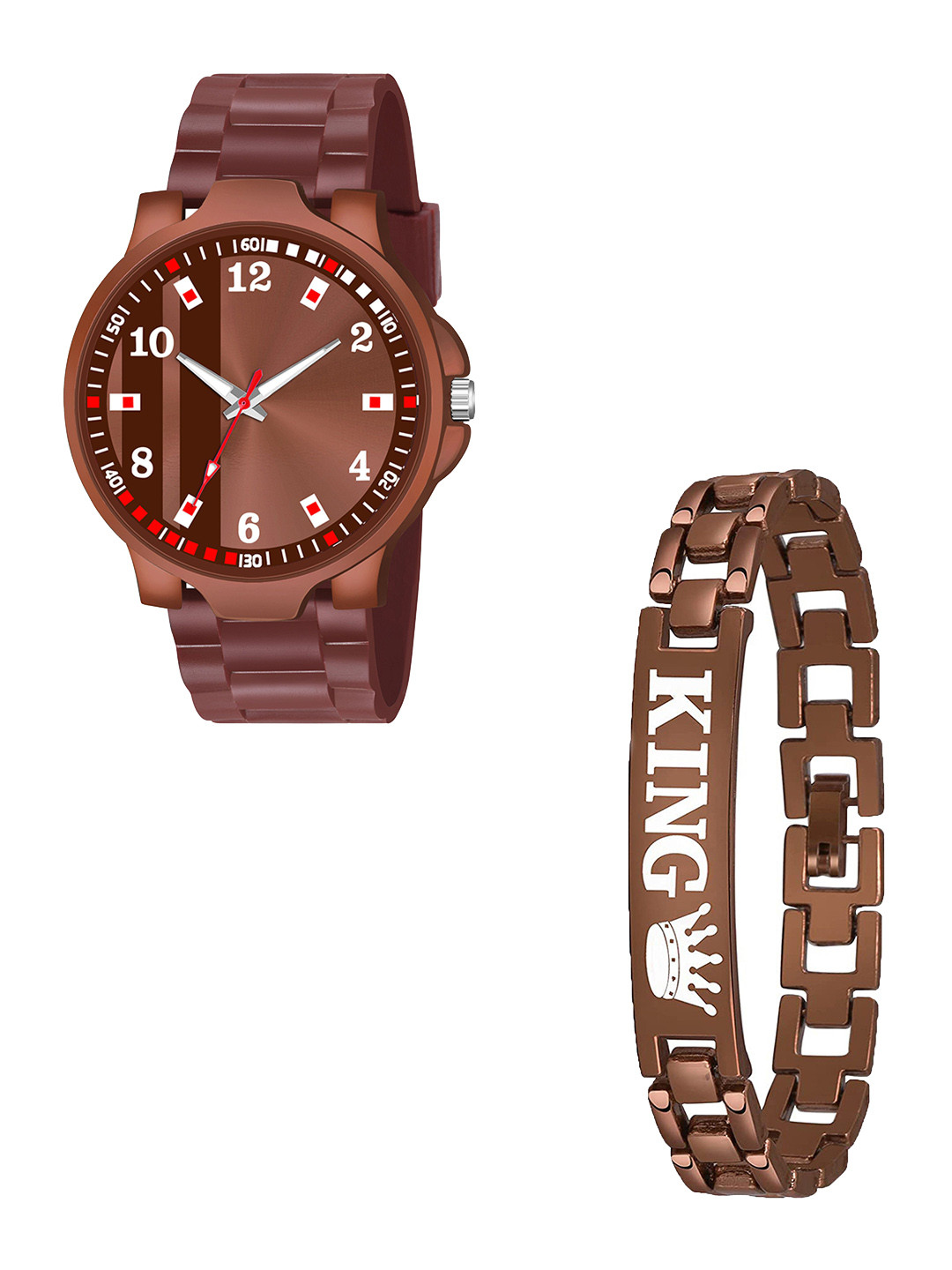 CSAMON Men Bracelet Style Straps Analogue Watch 3Kan BROPata NEW PU K Bracelet