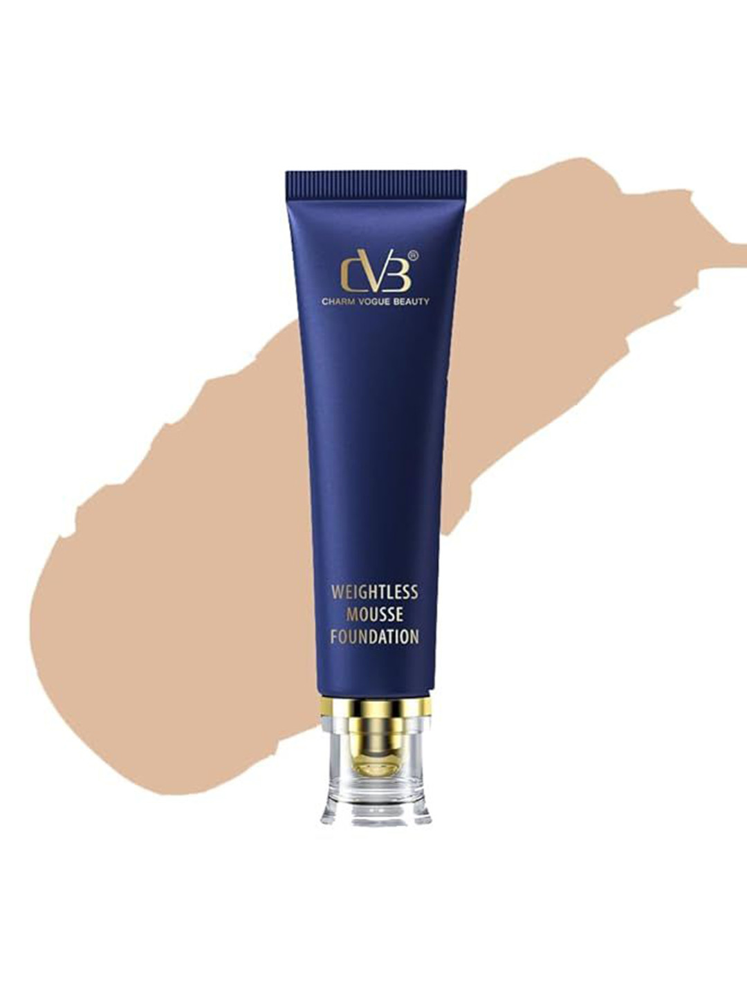 CVB Weightless Mousse Long Lasting Matte Foundation SPF 25 - 30 g - Natural Beige
