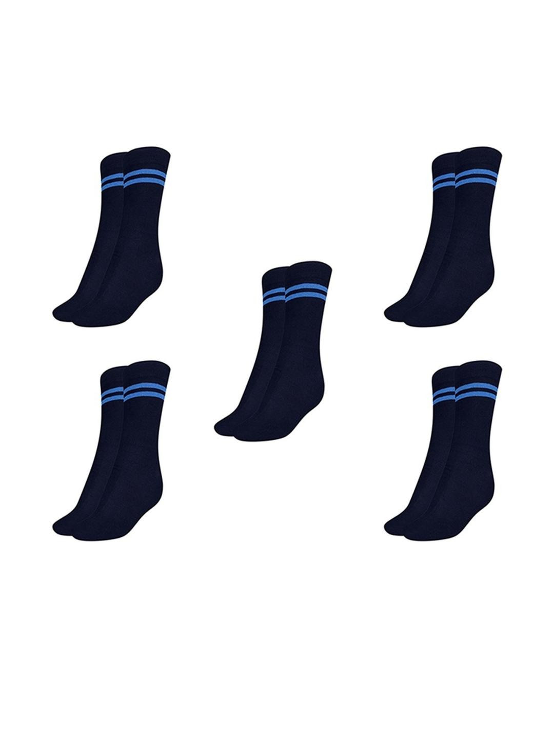MUKHAKSH Boys Navy Blue Socks