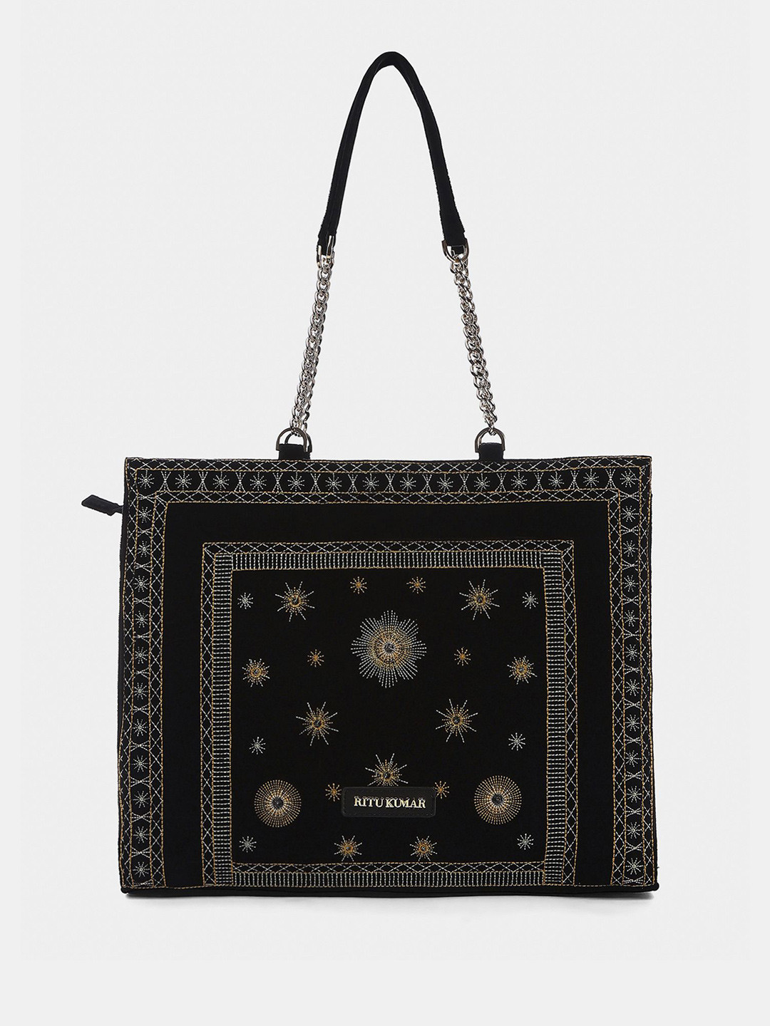 Ritu Kumar Embellished Structured Hand Bag
