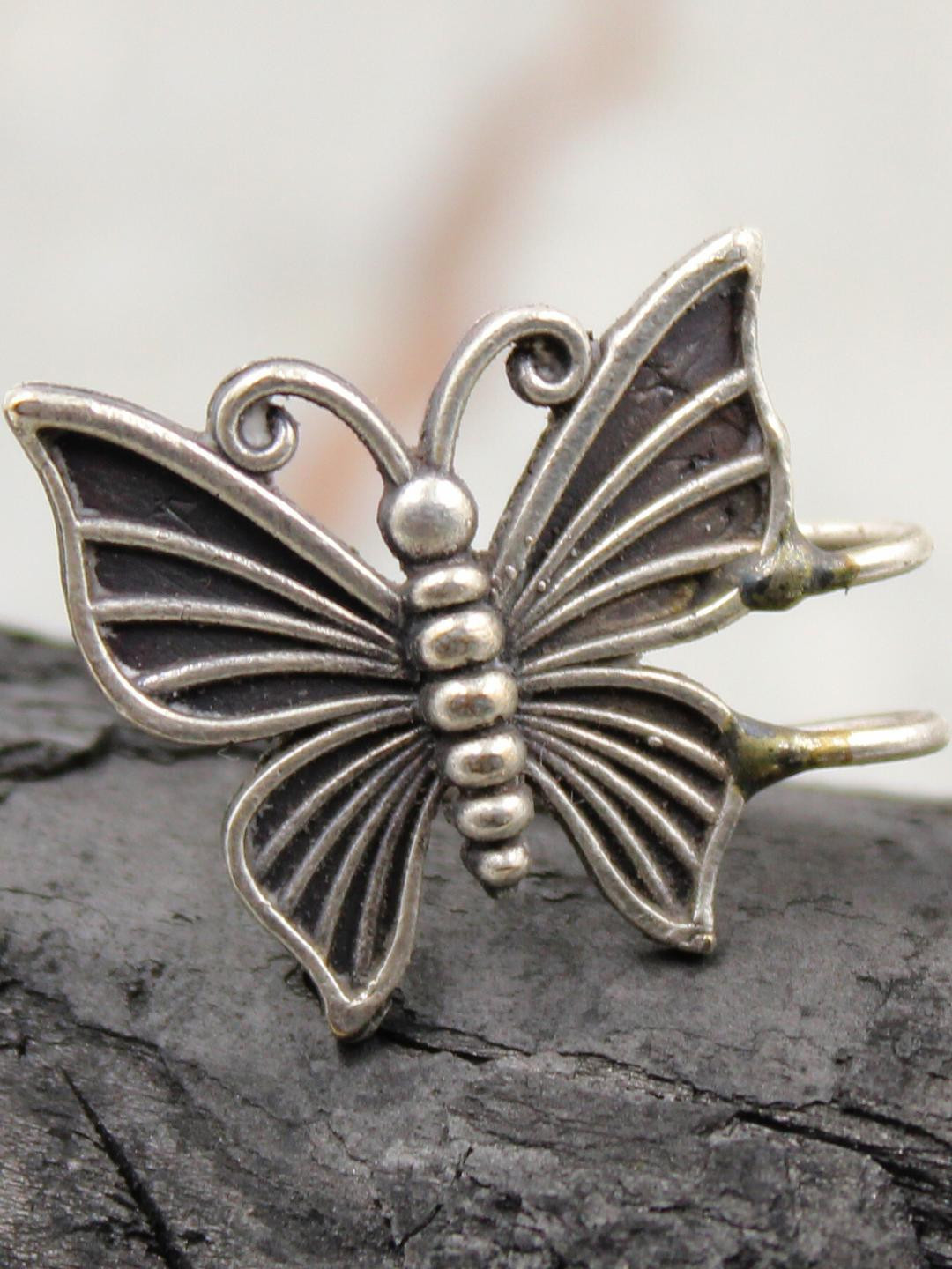 Gurjari Jewellers Butterfly Design  Silver Ear Cuff