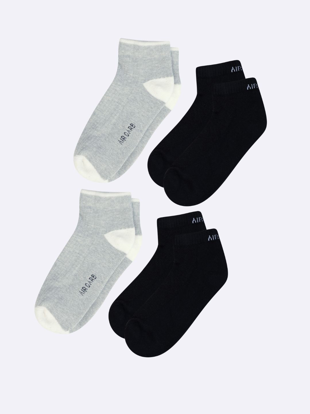 AIR GARB Unisex Pack Of 4 Cotton Stylish Low Ankle Length Socks