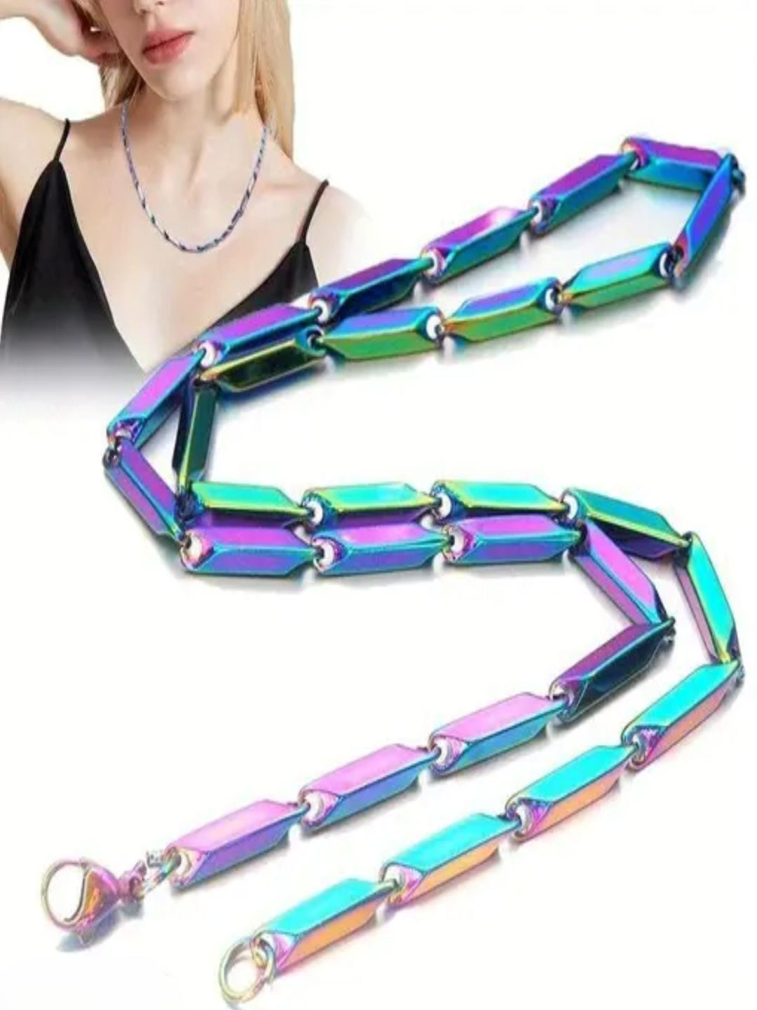 Anvika Unisex Purple Necklace and Chains