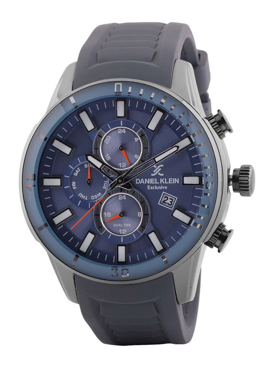 Daniel Klein Exclusive Men Dial & Straps Round Reset Time Analogue Watch DKX.1.13313-7