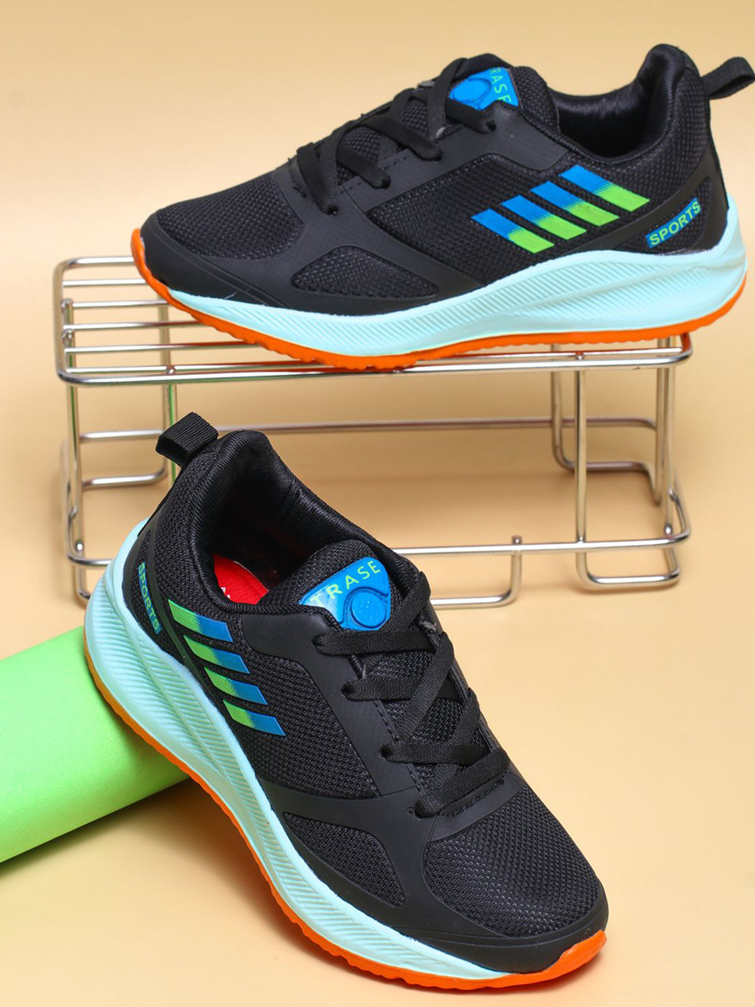 TRASE Boys Mesh Regular All-Rounder Running Marking Sports Shoes