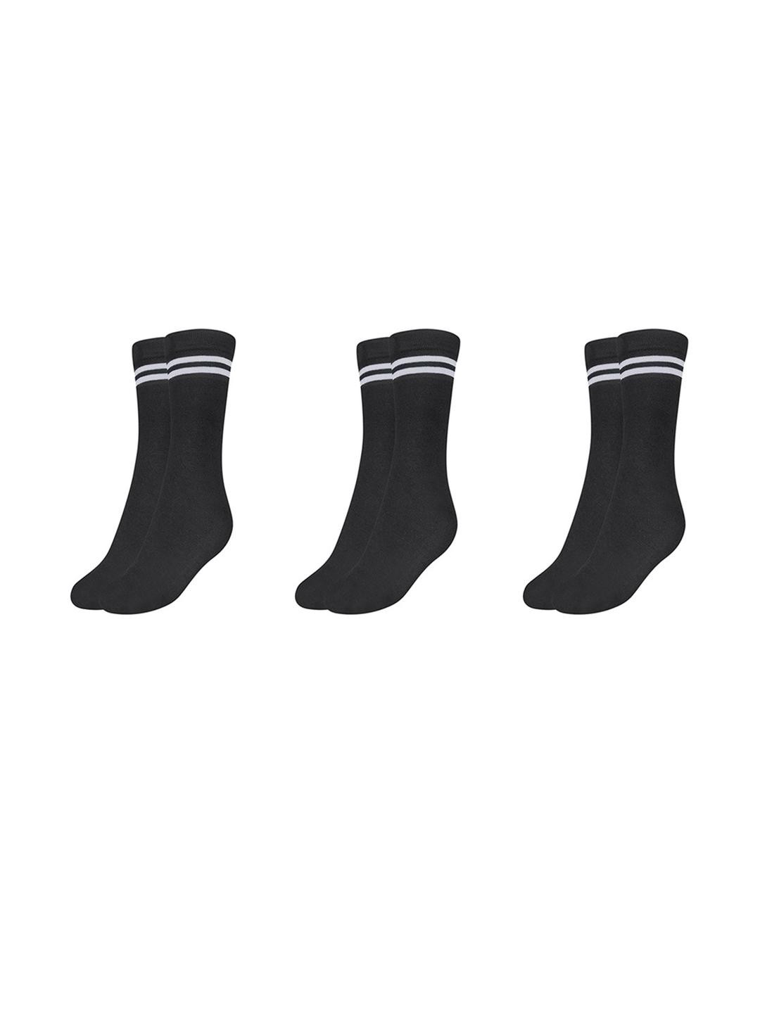 MUKHAKSH Unisex Black Socks