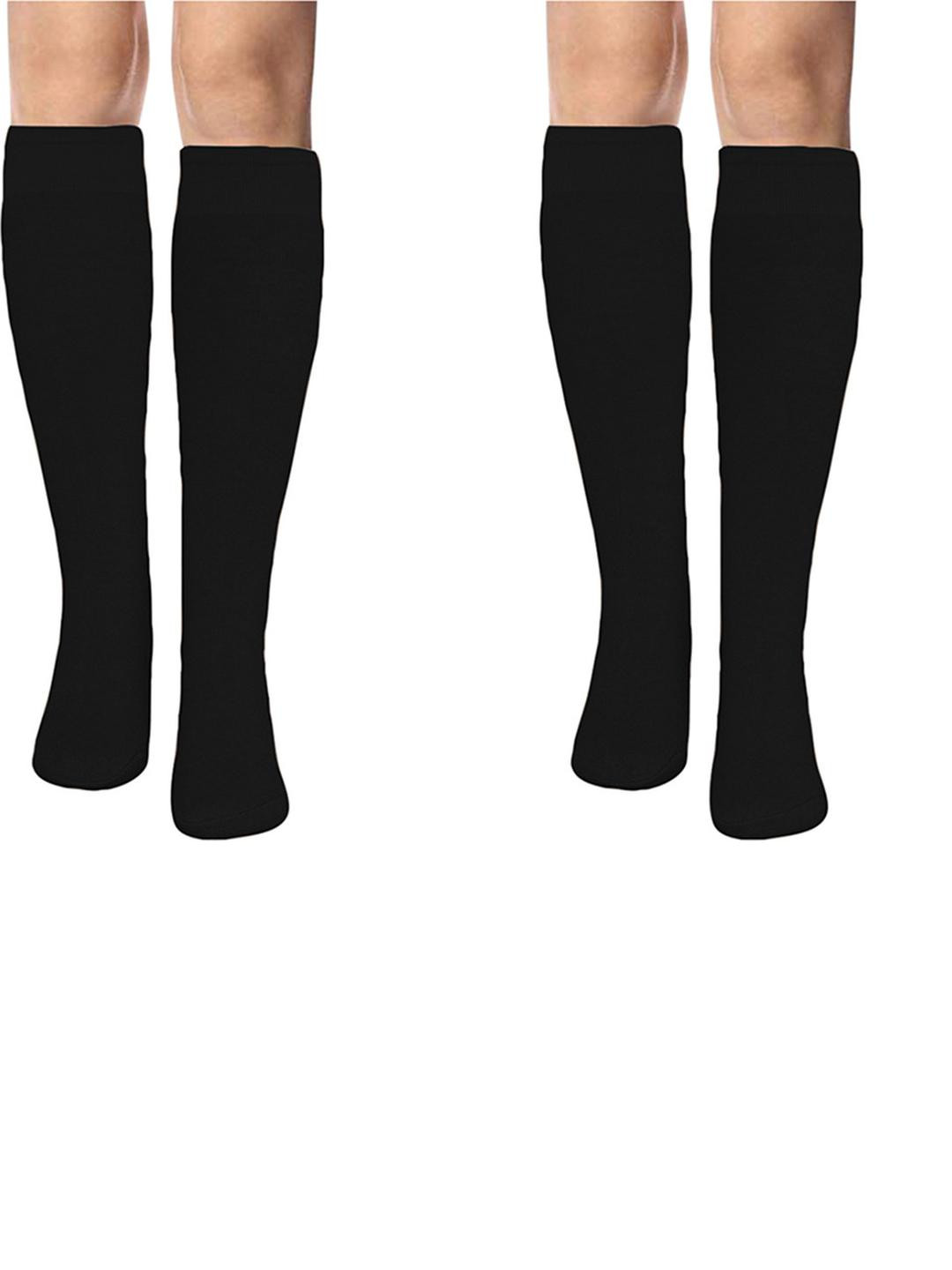 MUKHAKSH Unisex Black Socks