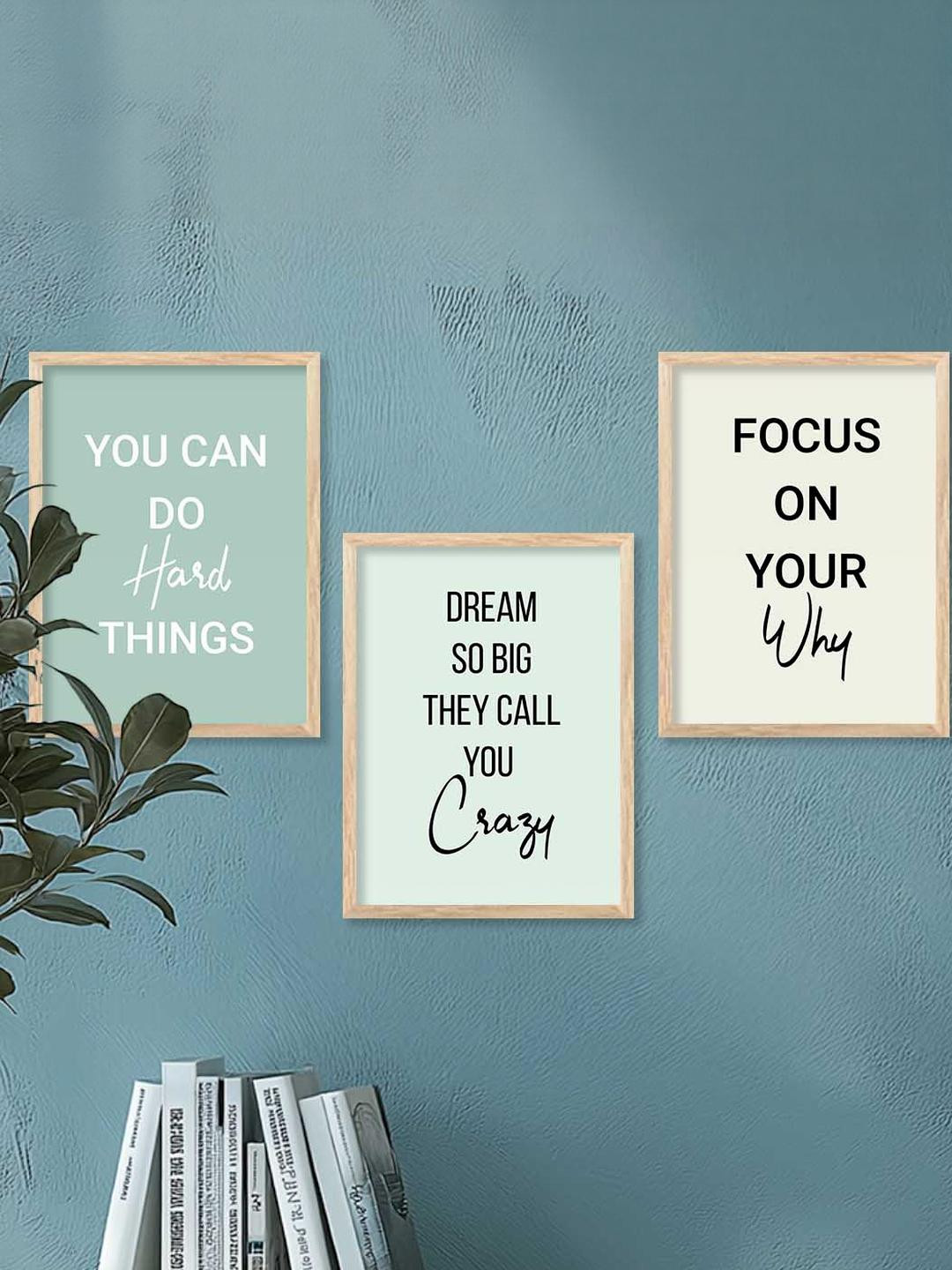 WALLLANE Multi3 Piece Canvas Abstract Wall Paintings