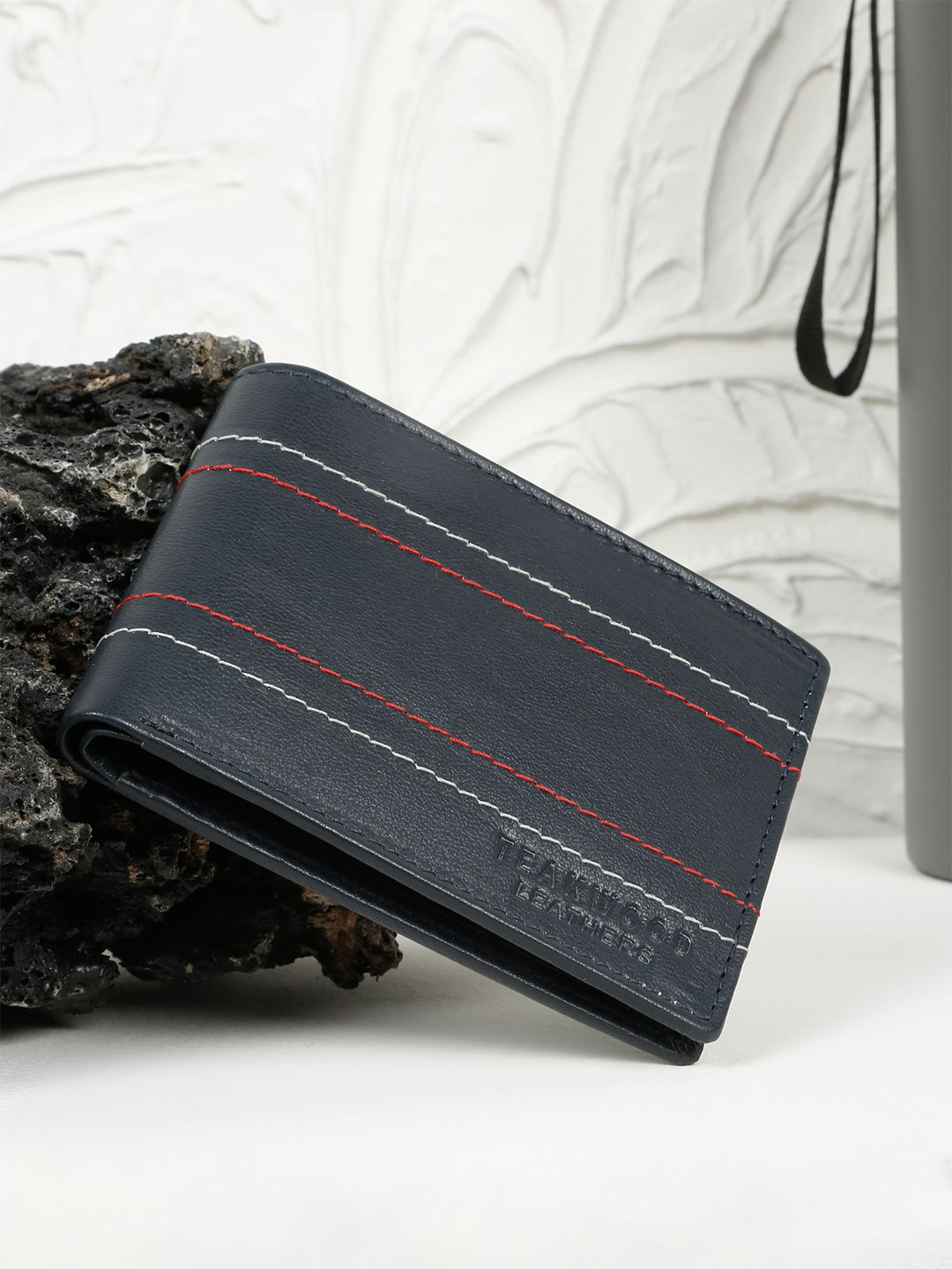 Teakwood Leathers Men Leather Two Fold Wallet