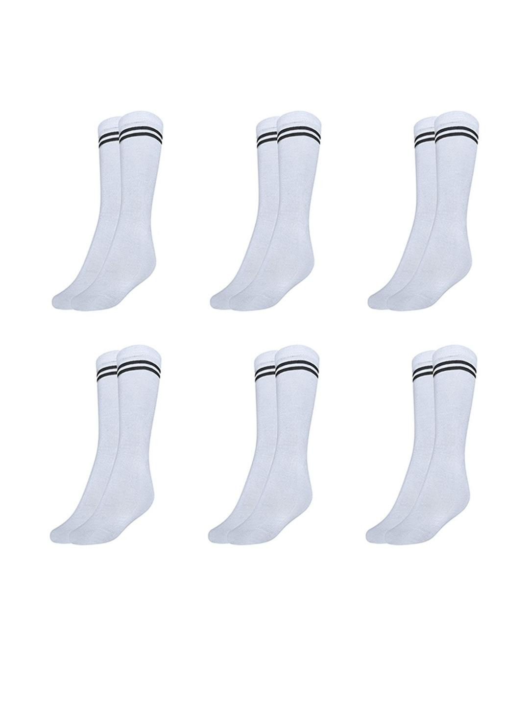 MUKHAKSH Boys White Socks