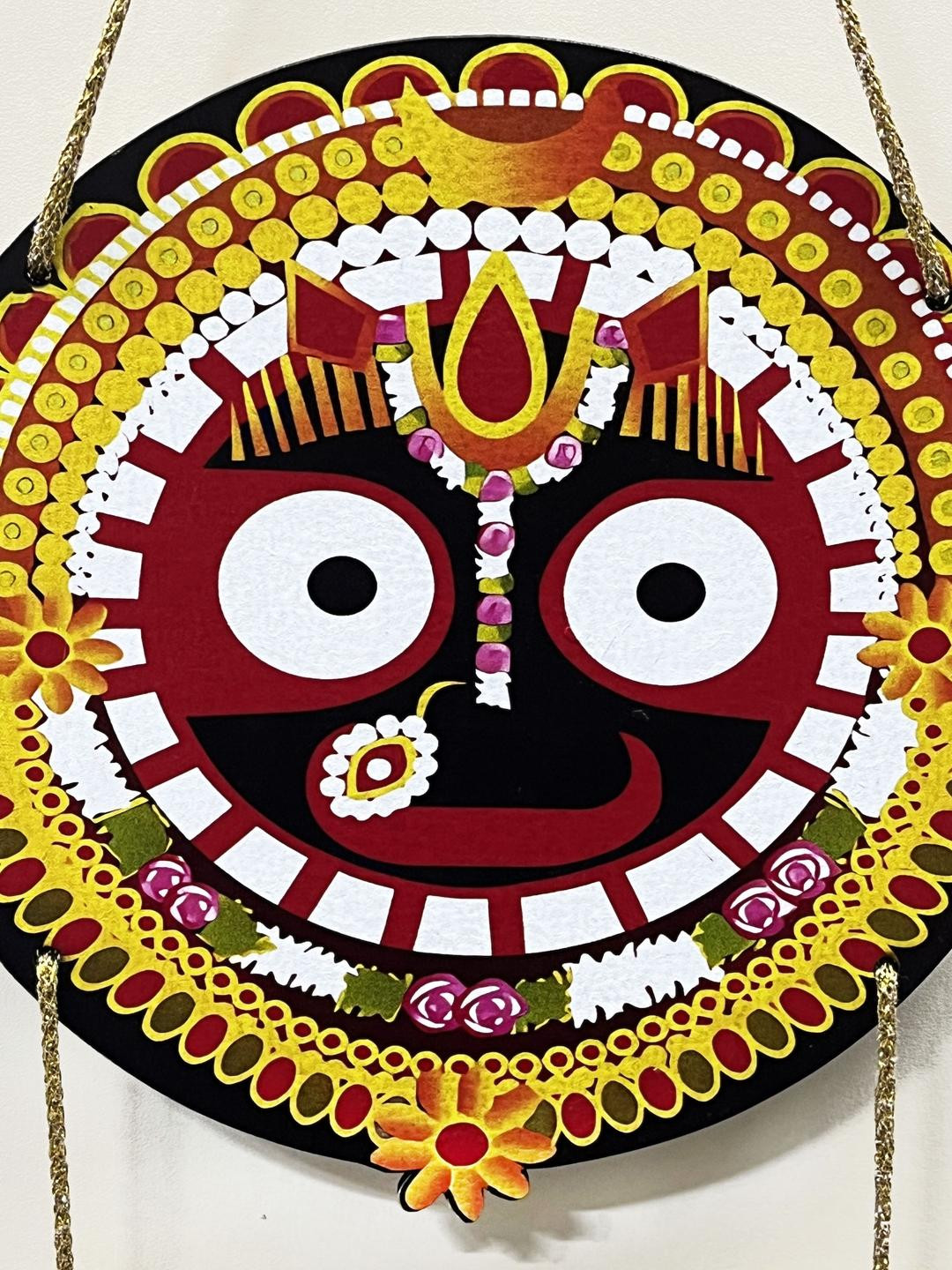 Jai Shree Jagannath Ji Printed Wall Hanging
