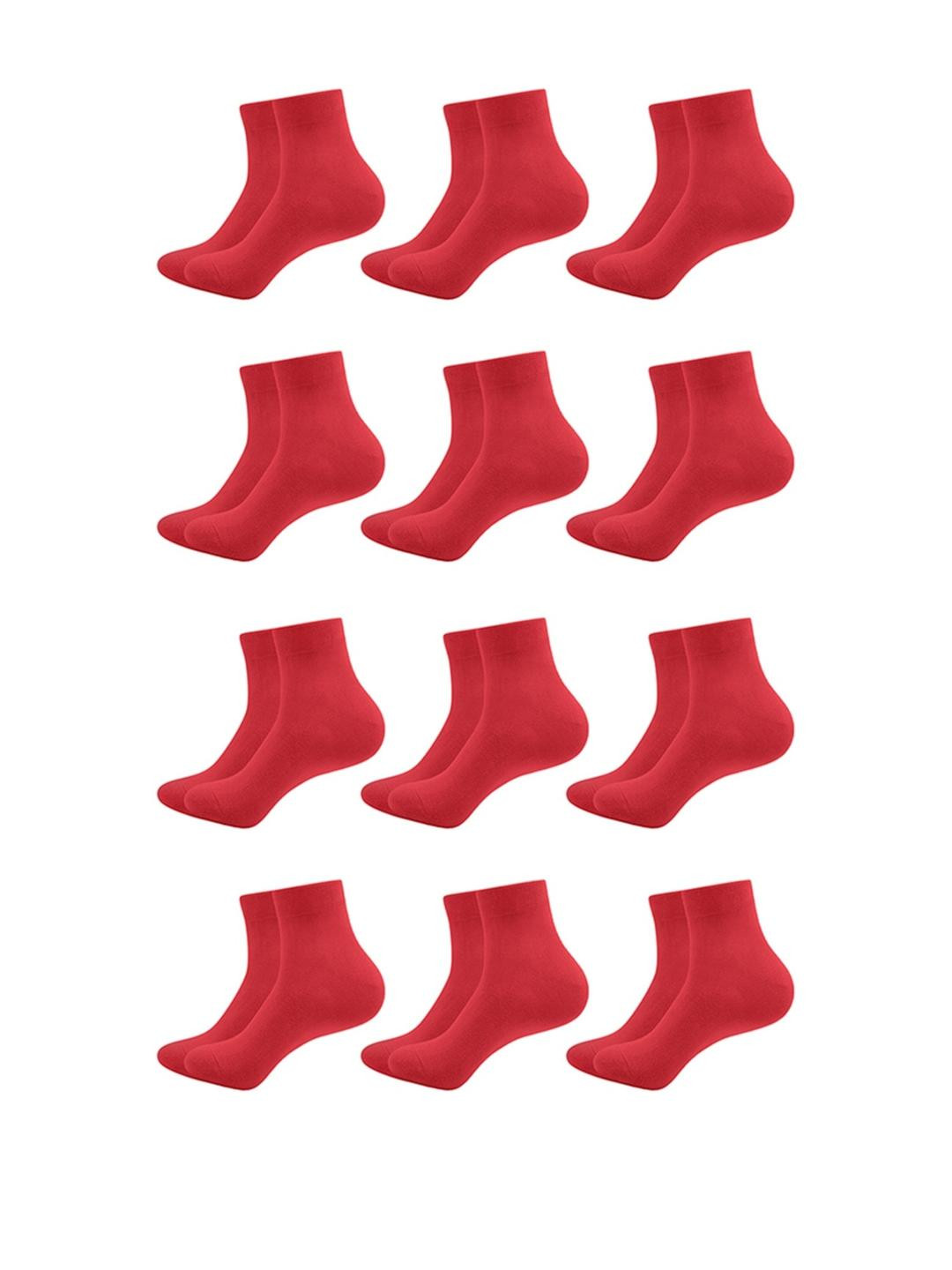 MUKHAKSH Kids Red Socks