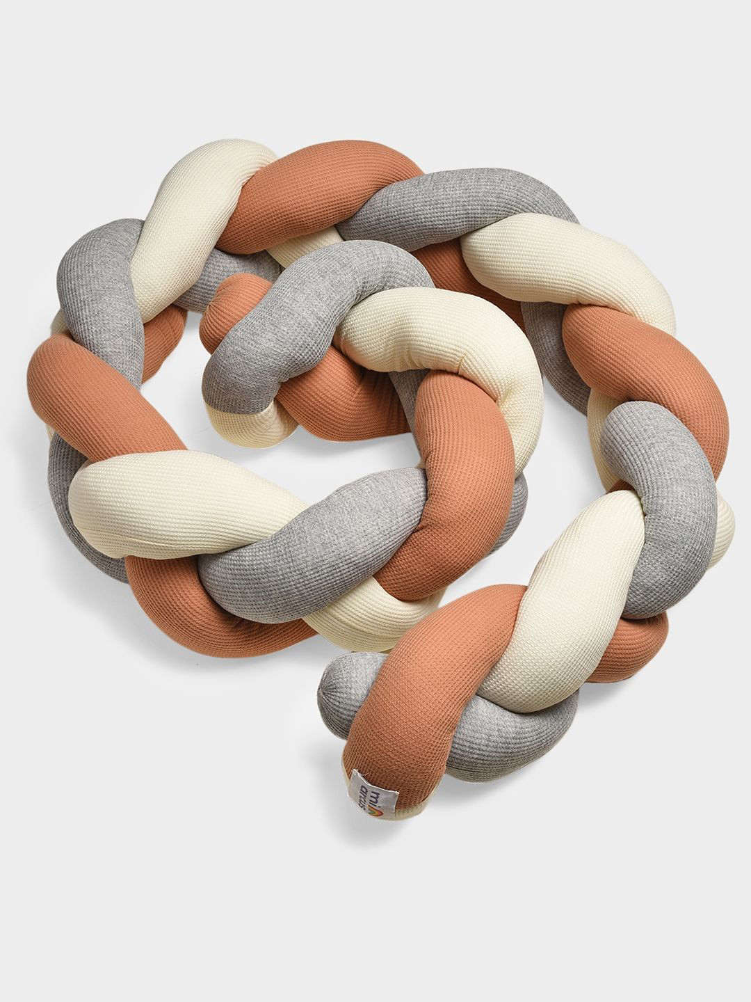 MiArcus Kids Soft Knotted Cushioned Cot Side Four Side Protection Baby Bed Sets