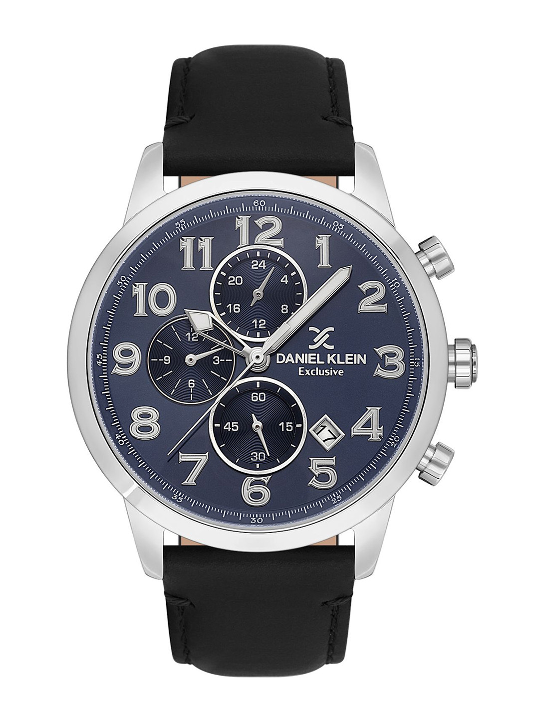 Daniel Klein Exclusive Men Round Dial & Leather Straps Analogue Watch DKX.1.13833-2
