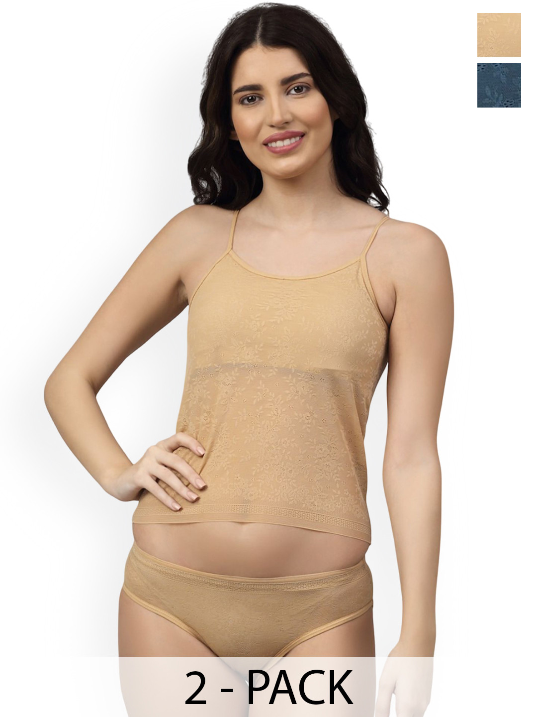 Samvar Pack Of 2 Non-Padded Lingerie Set   A_June-Set_B,Br