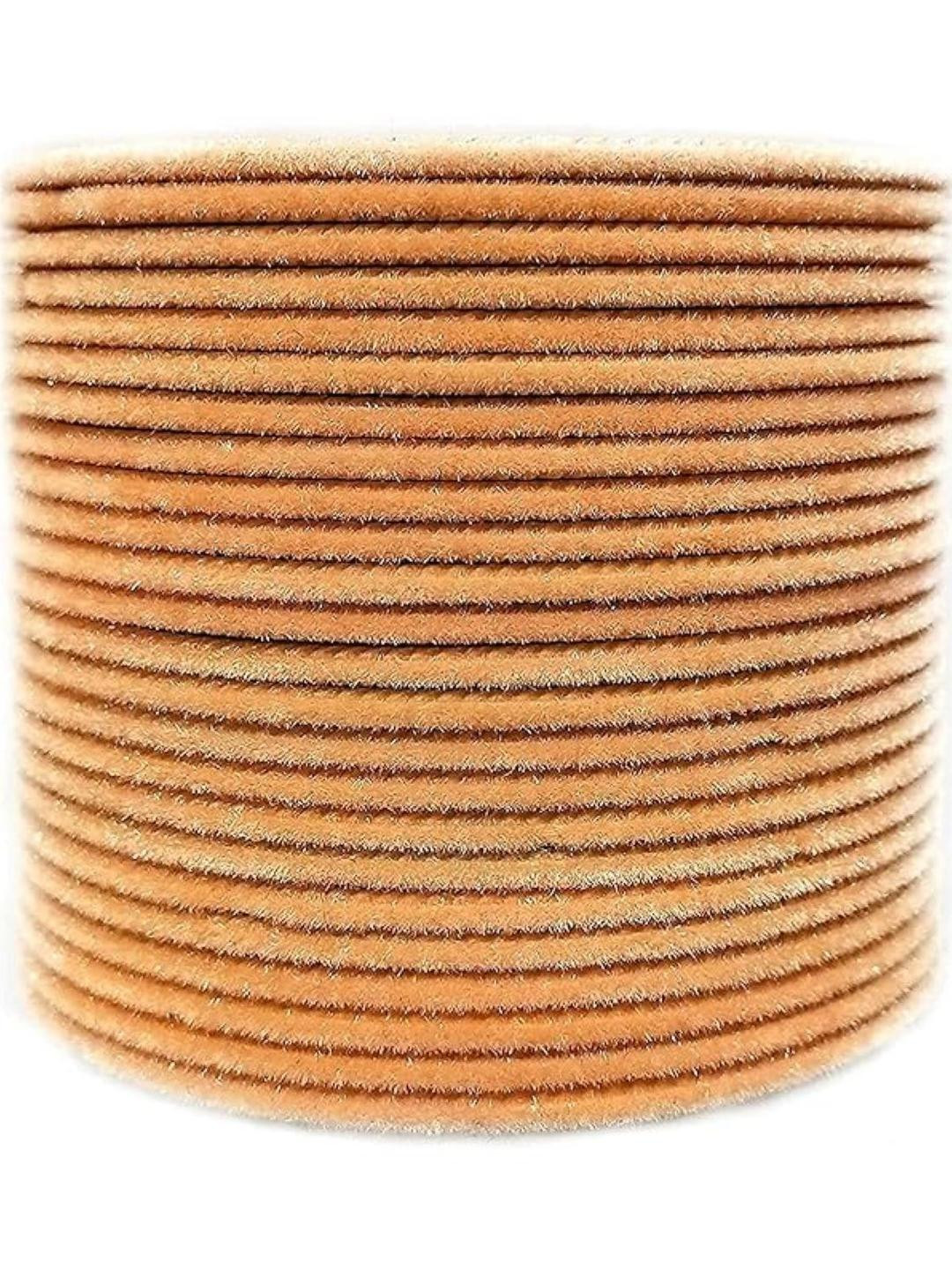 Guddan Set of 24 Golden Metal Velvet Bangles