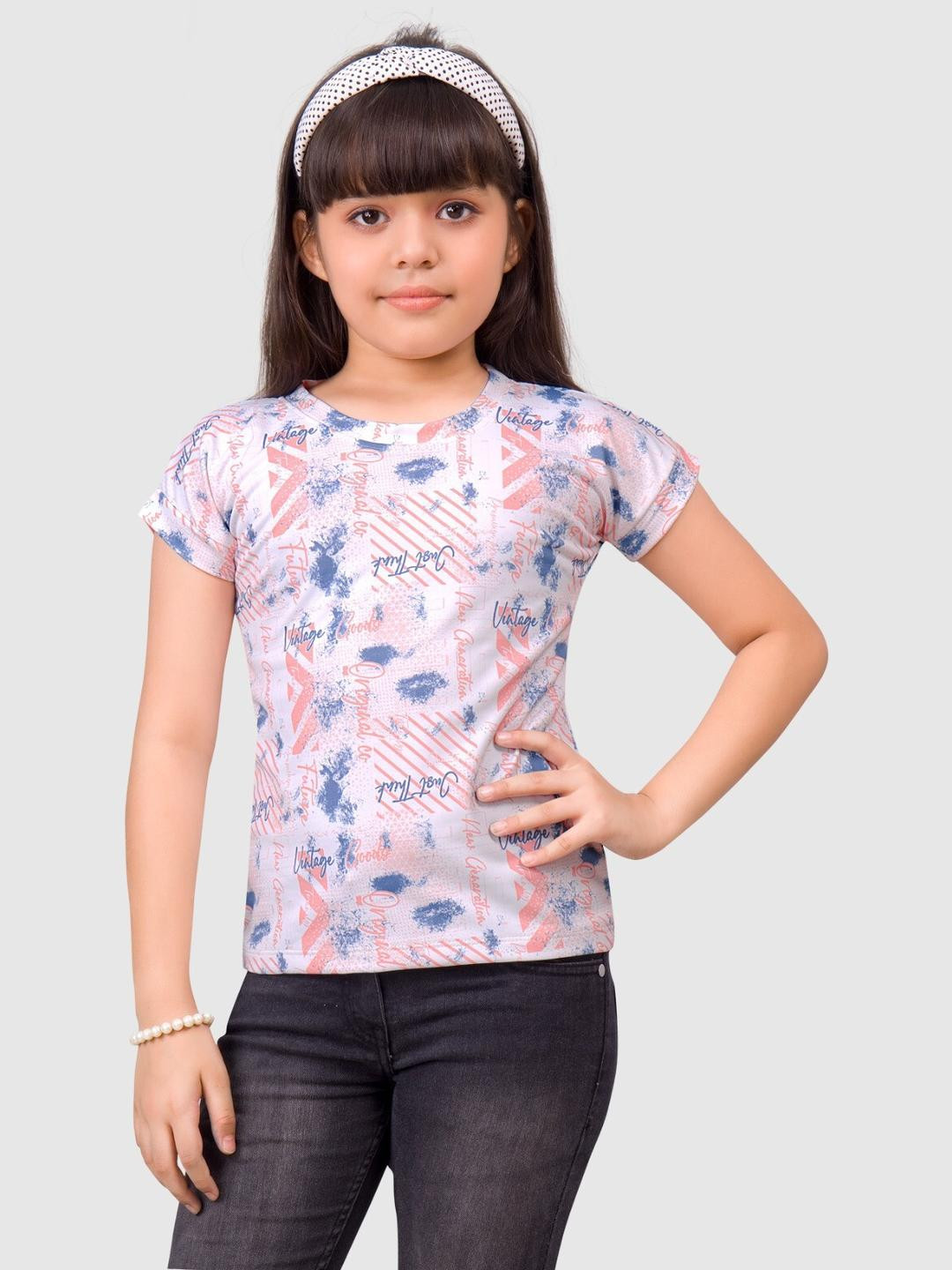 Little funky Girls Pink Tshirts