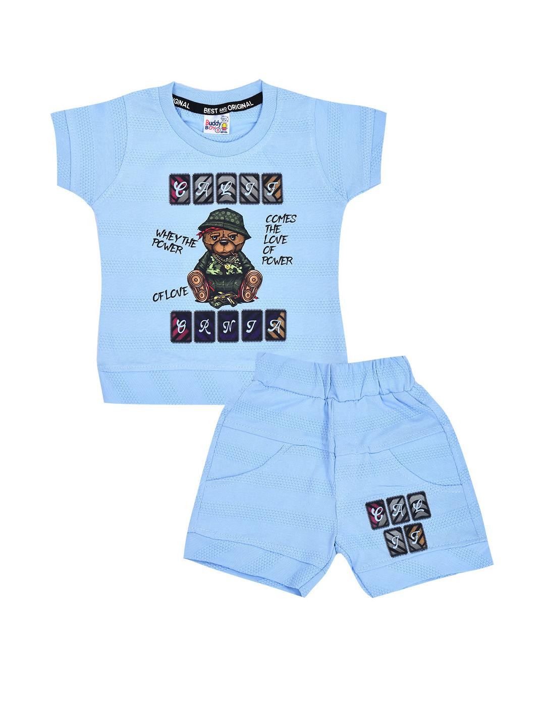 SHAKTI CREATION Unisex Blue Clothing Set