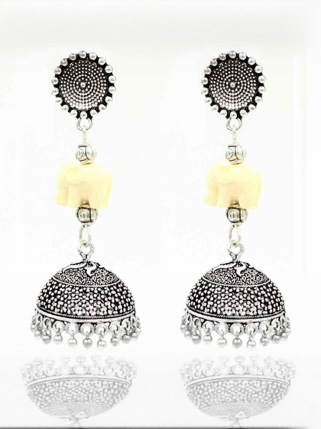 Gurjari Jewellers Tops with ELEPHANT beads Earrings