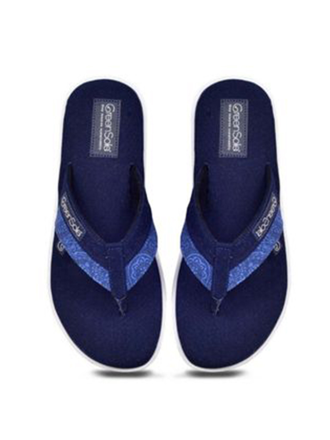 Greensole Men Amaron Aqua Flip Flops