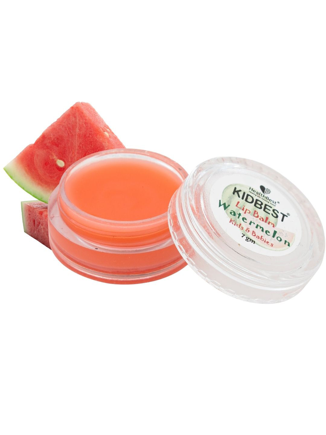 HealthBest Set Of 2 Kidbest Watermelon Lip Balm With Shea Butter - 7 g Each