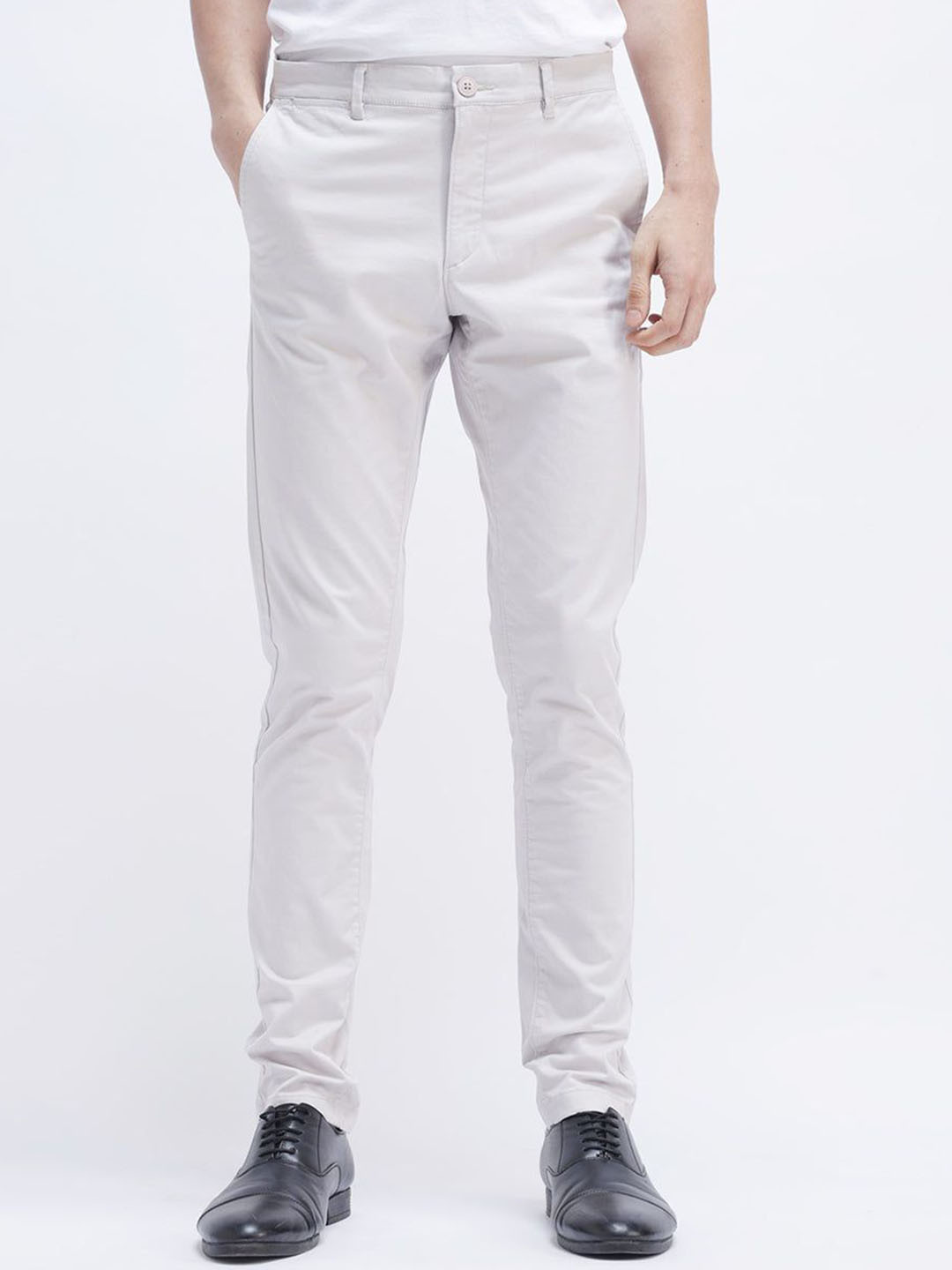 The Collection Toby Men Tailored Slim Fit Mid-Rise Chinos Trousers