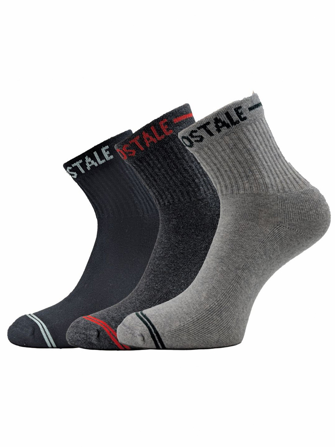 Aeropostale Men Pack Of 3 Half Cushion Ankle Length Socks