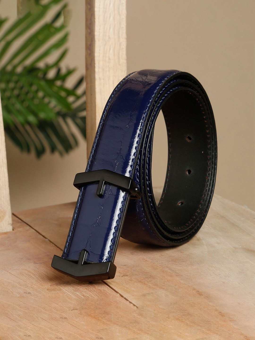 TYBELT Men Textured Italian Leather Formal Belt