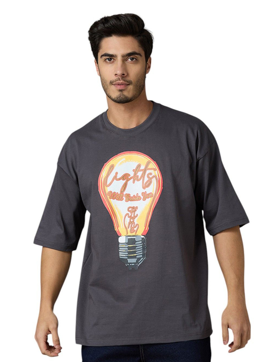 GIG STORE Men Printed Pockets T-shirt