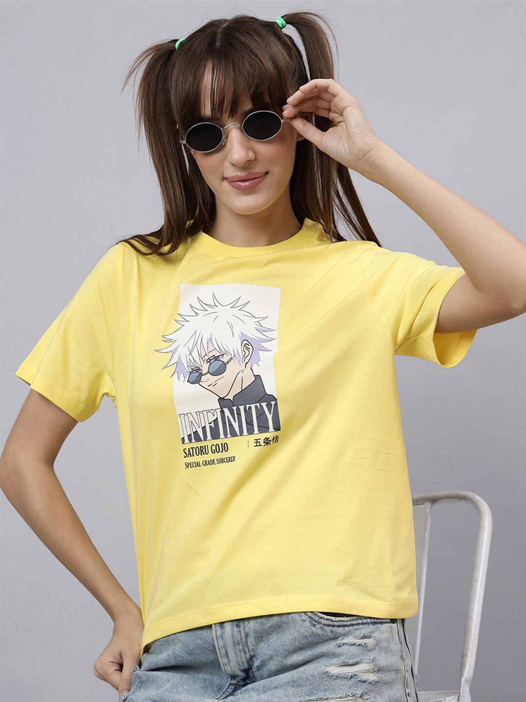 Free Authority Jujutsu Kaisen Printed Pure Cotton T-Shirt