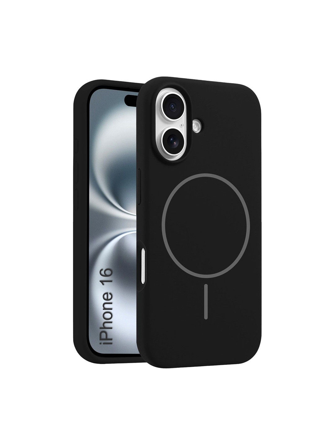 Luxury Kase iPhone 16 Magnetic Back Case with Soft Microfiber Lining