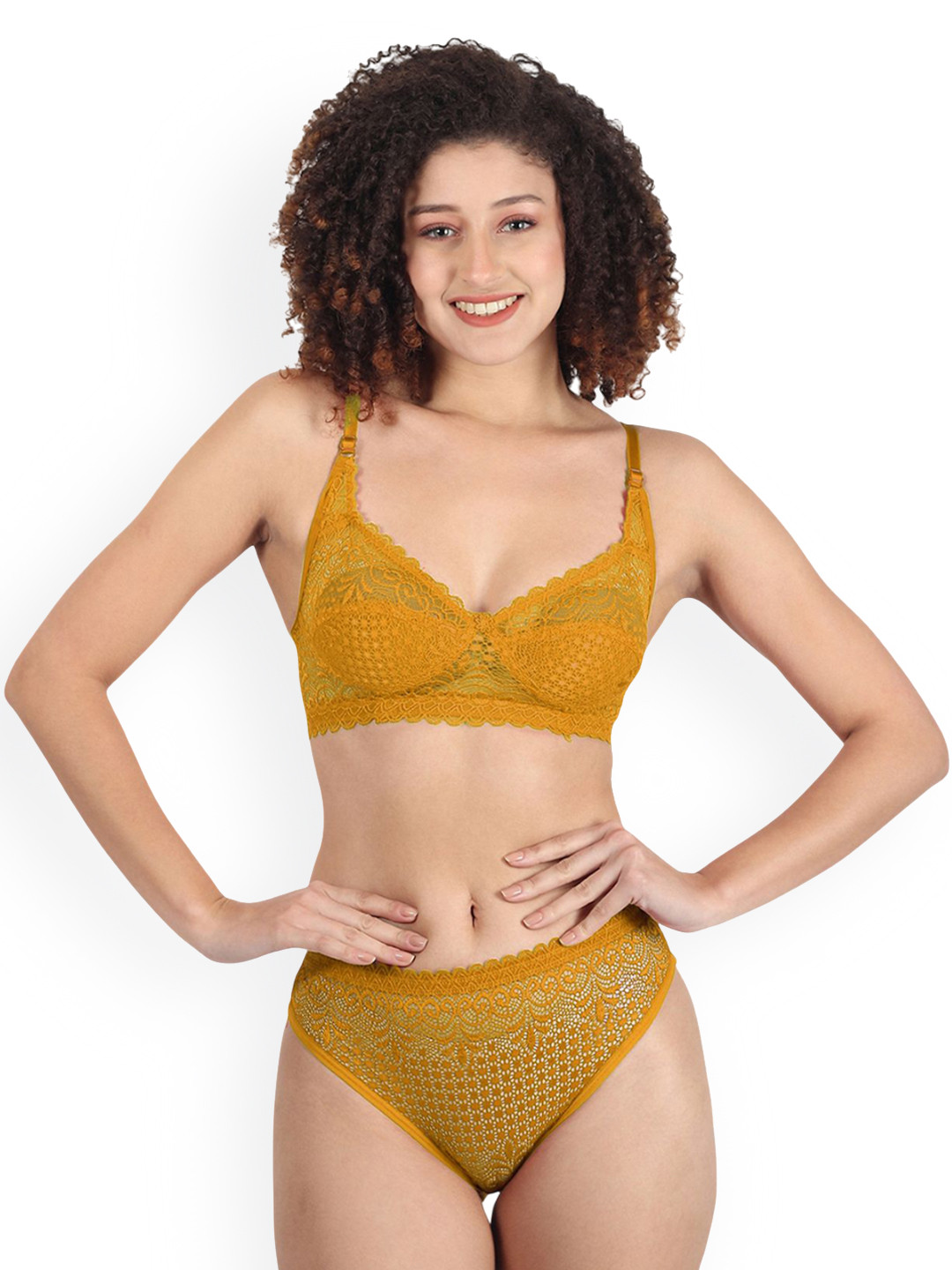Samvar Non Padded Lingerie Sets B-Rain-Set_Y
