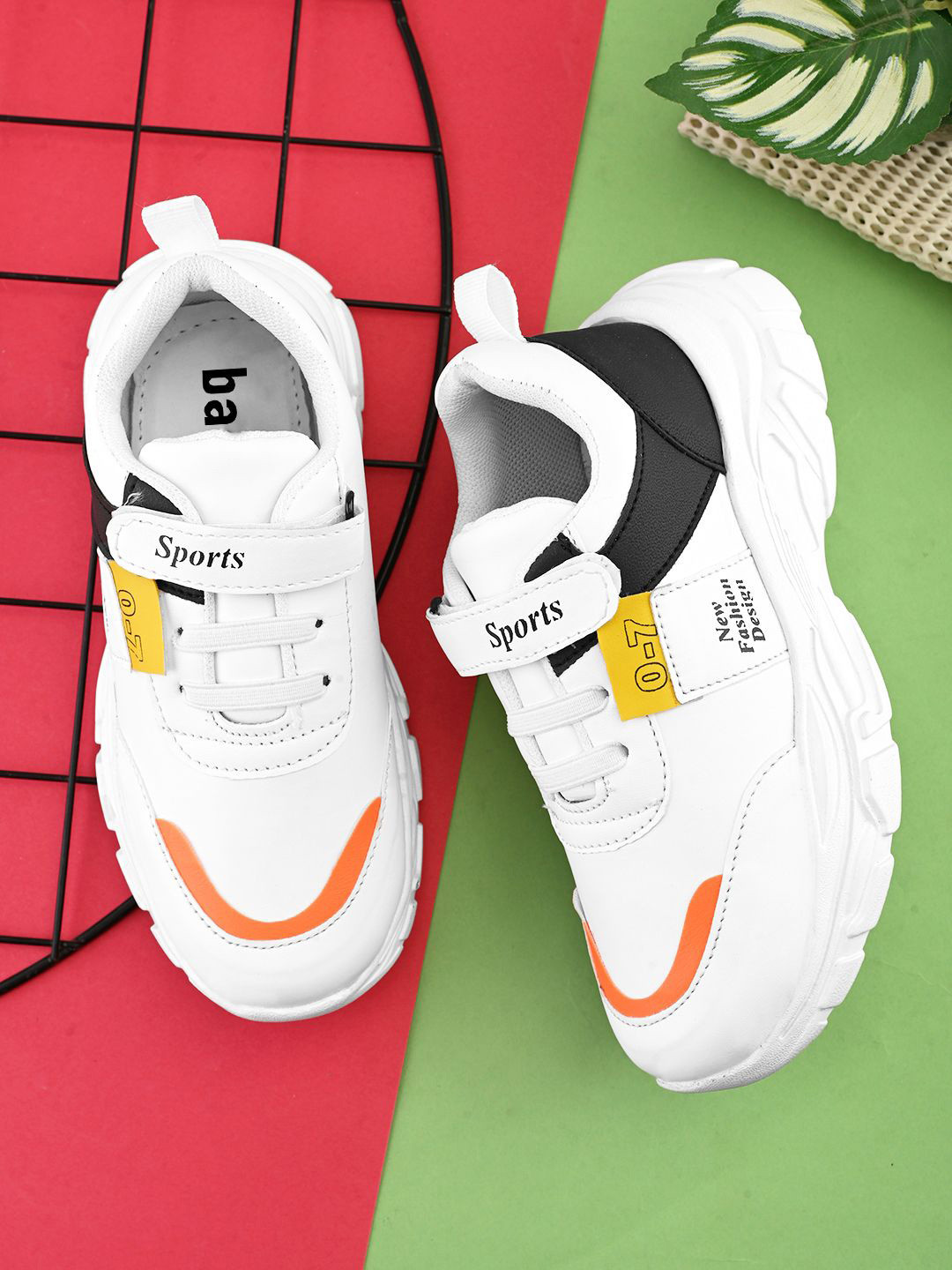 BAESD Kids Lace-Ups Mid-Top Sports Shoes