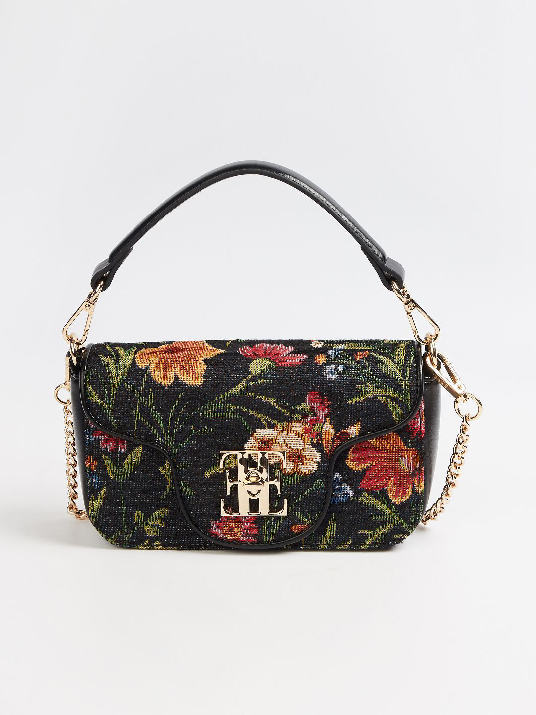 ELLE Women Floral Baguette Sling Bag