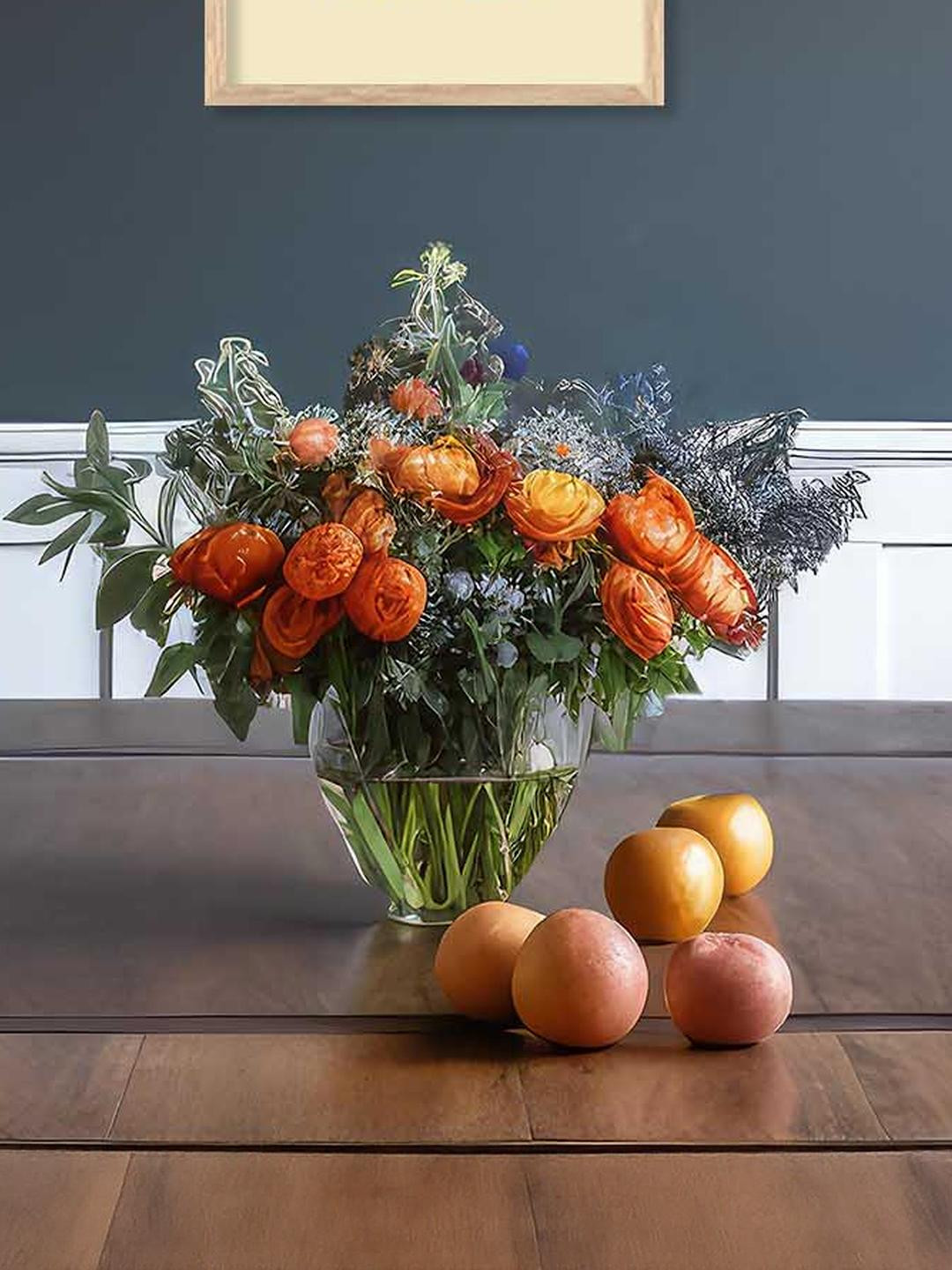 WALLLANE Blue & Cream-Coloured 3 Piece Motivational Wall Art With Frame
