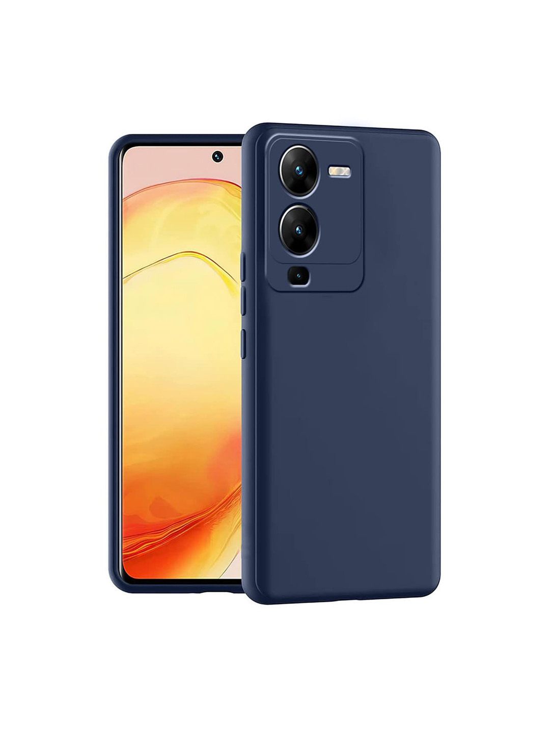 LIRAMARK Vivo V25 Pro 5G Silicone Back Case Mobile Accessories