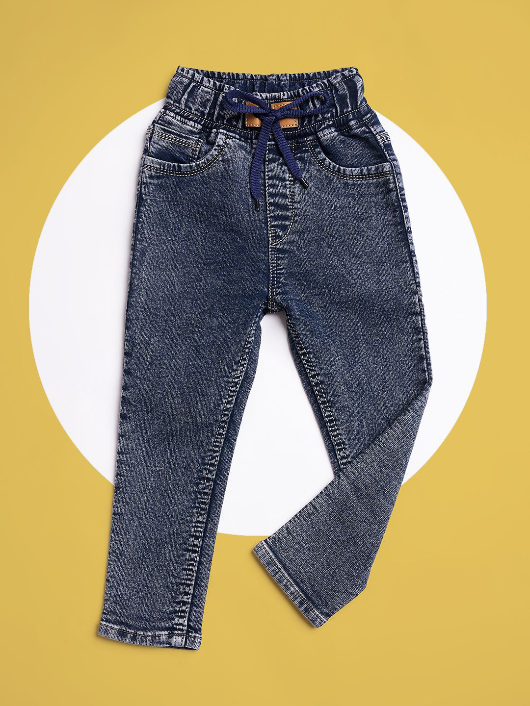 F2M Boys Regular Fit High-Rise Stretchable Jeans