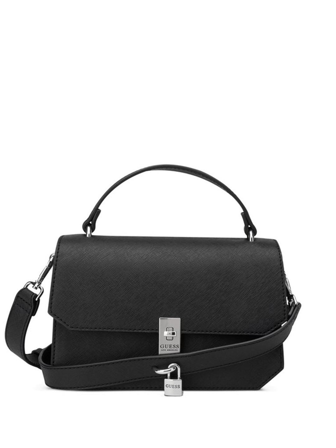 GUESS Women Monogram Low Top Handle Crossbody Bag