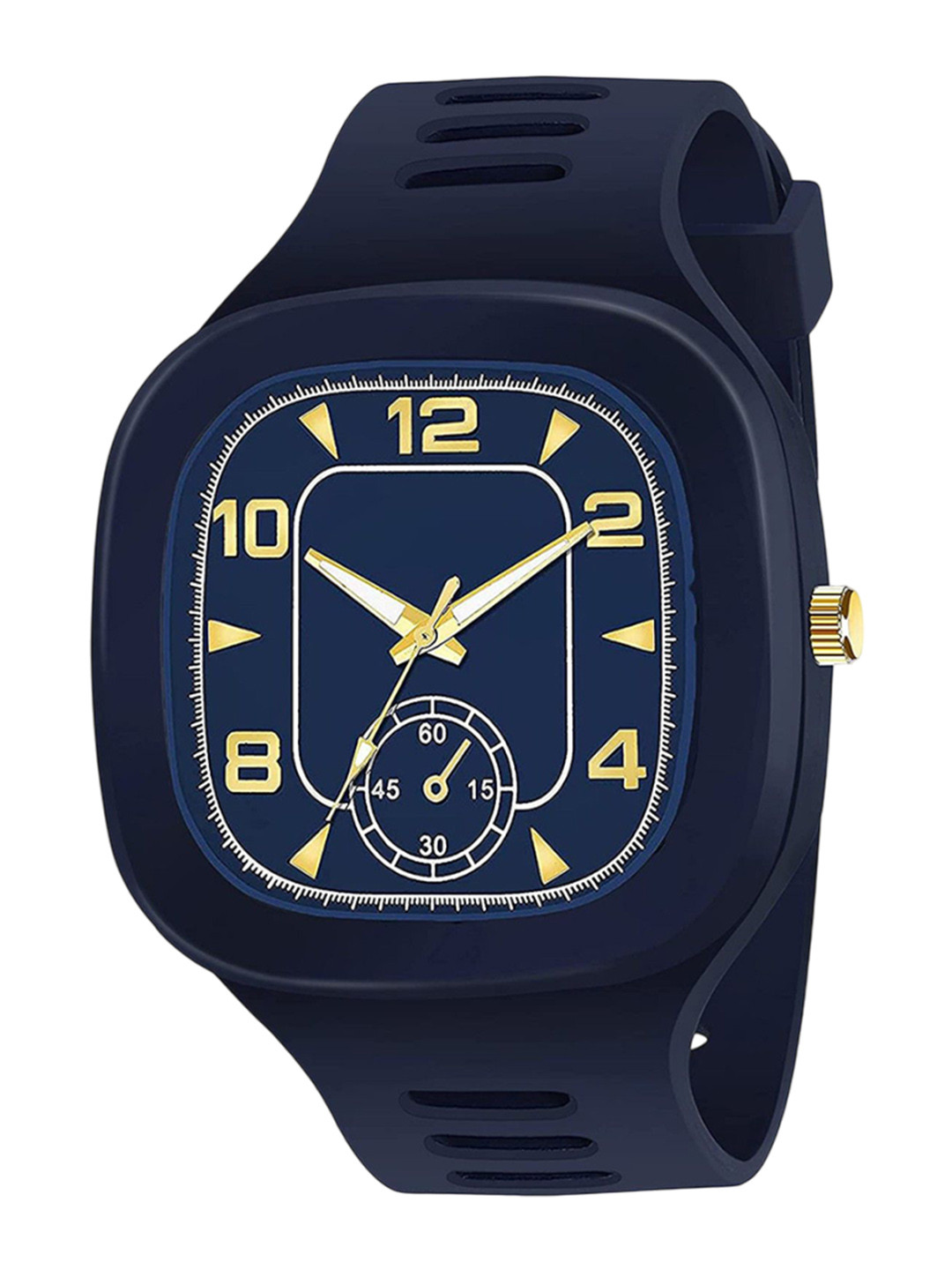 CSAMON Unisex Printed Dial Analogue Watch Csamon_31_Blue_Single Round