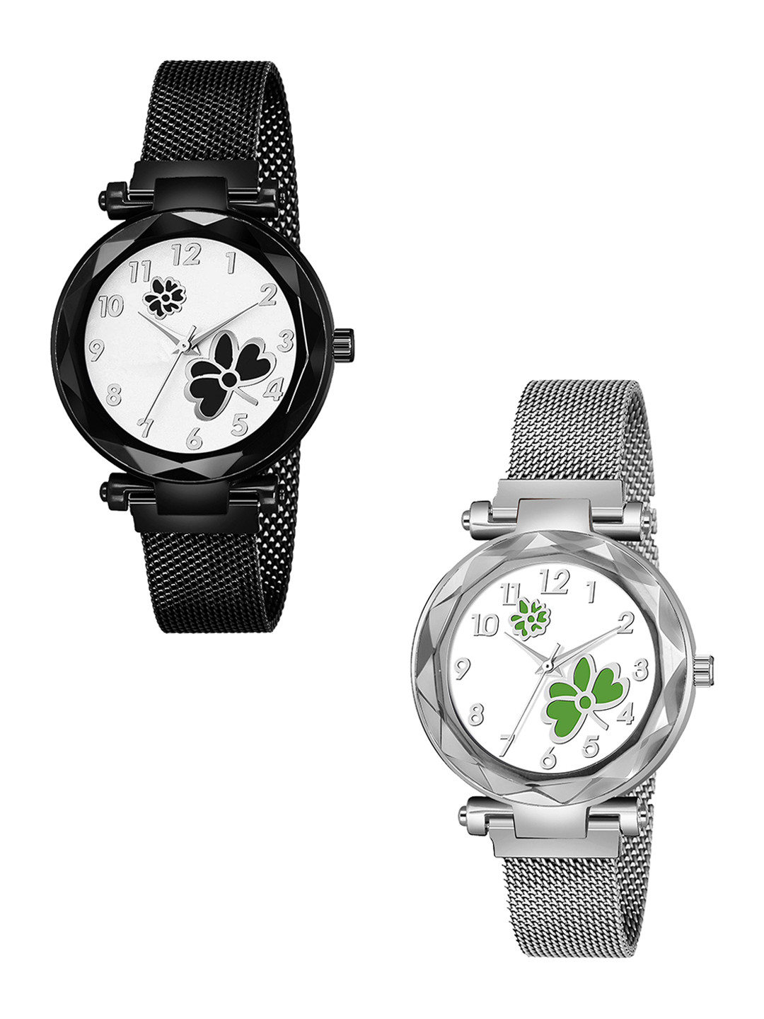 CSAMON Women Dial & Bracelet Style Straps Analogue Watch GR_379 Black 315 Black 379