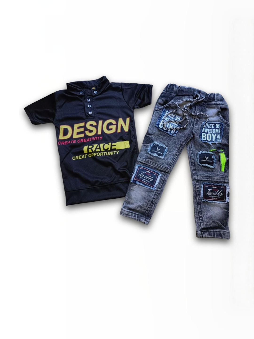 Gori Garmentss Boys Printed Clothing Set