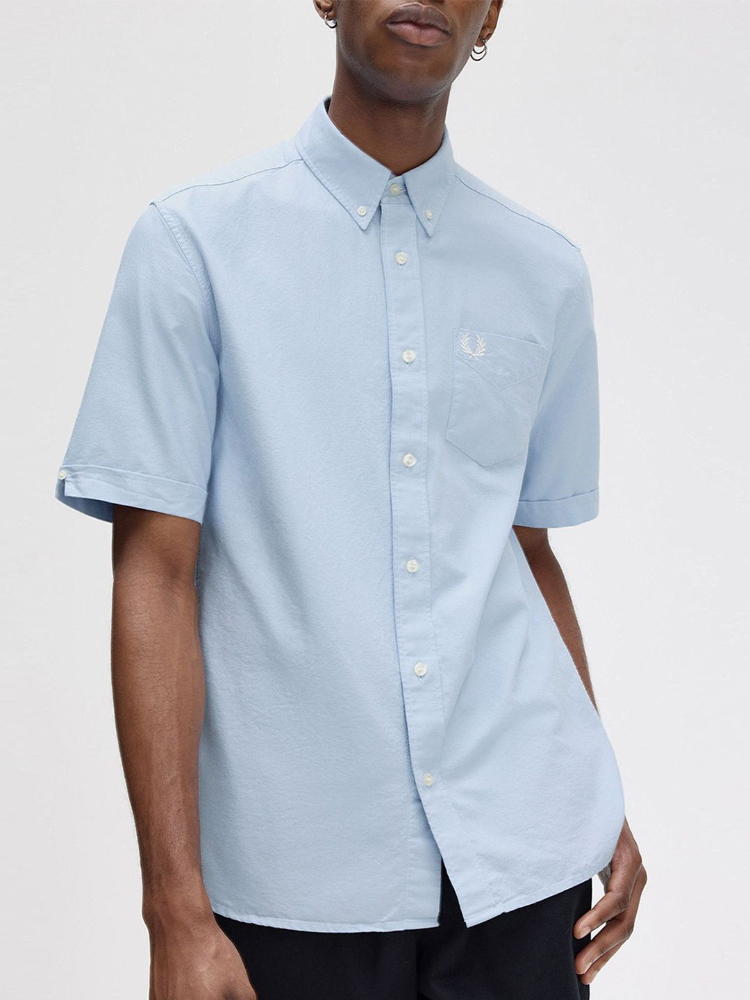 Fred Perry Men Solid Button-Down Collar Casual Shirt