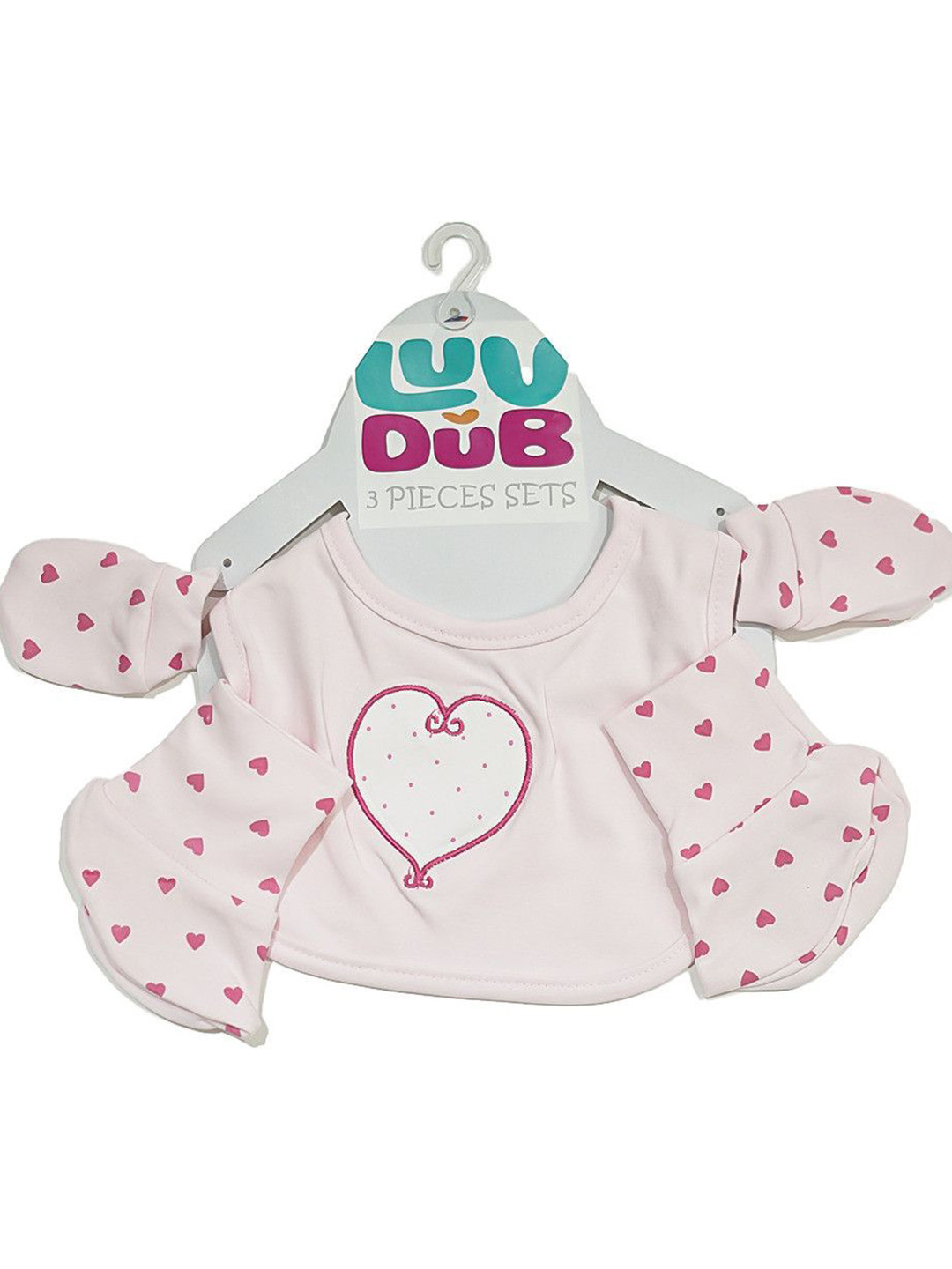 LUV-DUB Kids Bib With Mittens & Booties