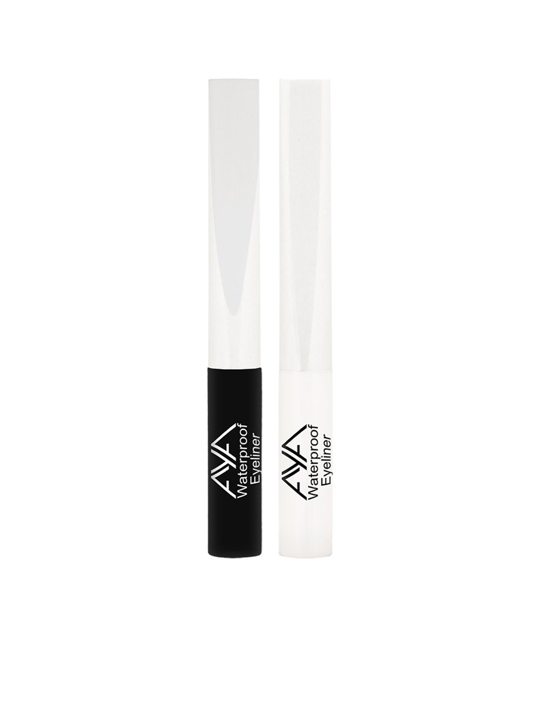 AYA Set Of 2 Long-Lasting Waterproof Liquid Eyeliner - 5ml Each - Kohl Black & Sugar White