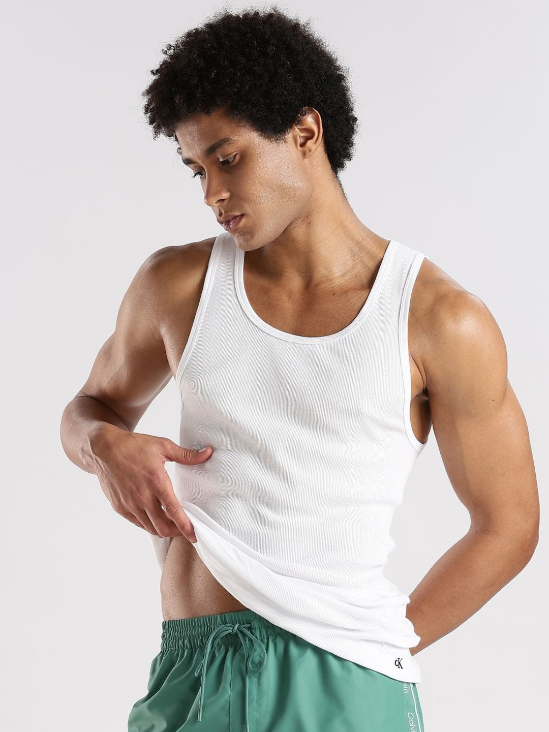 Calvin Klein Underwear Pack Of 3 Basic Innerwear Vests NB4036110