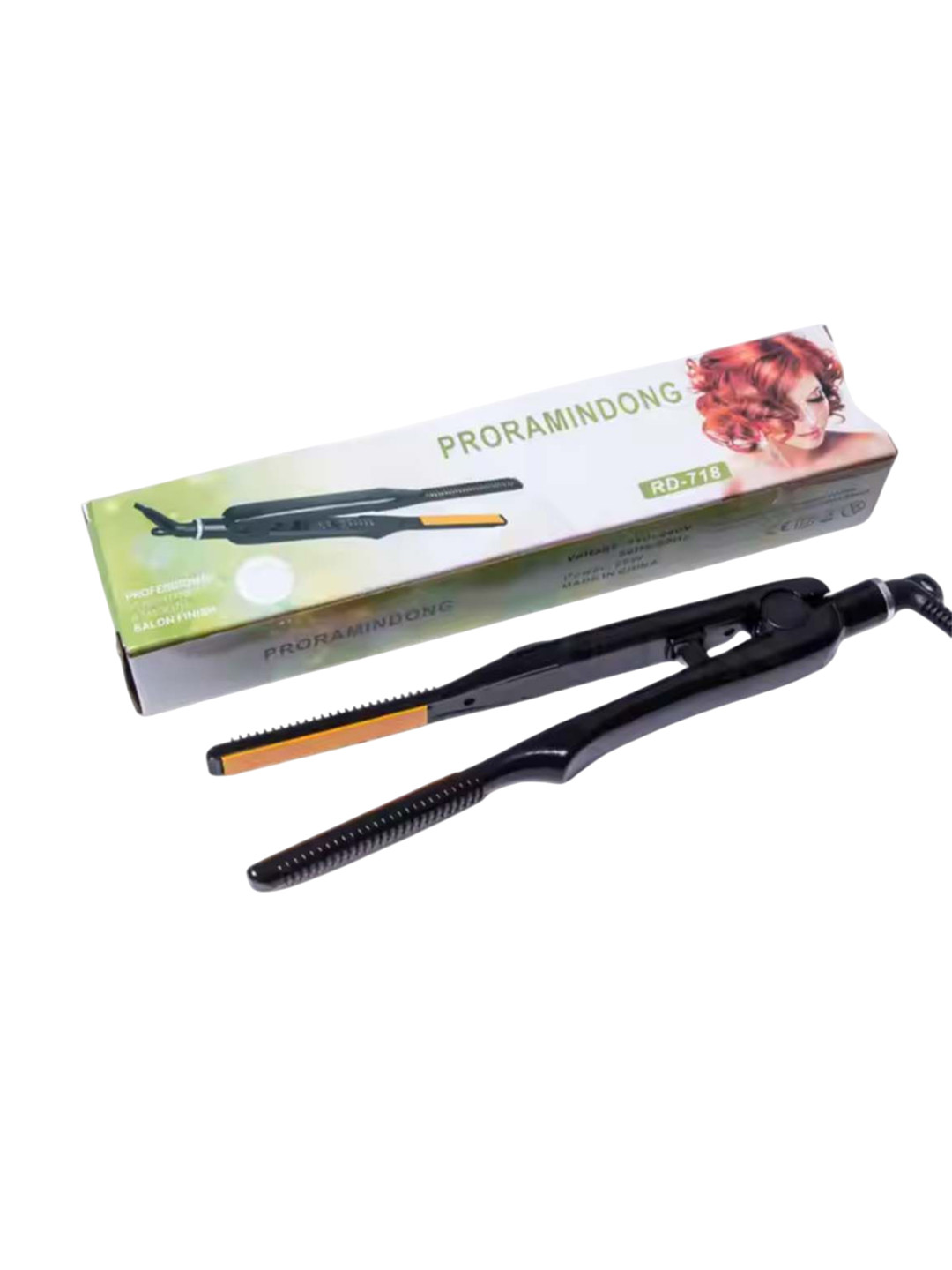 Ktein Mini Flat Iron For Short Hair- Black