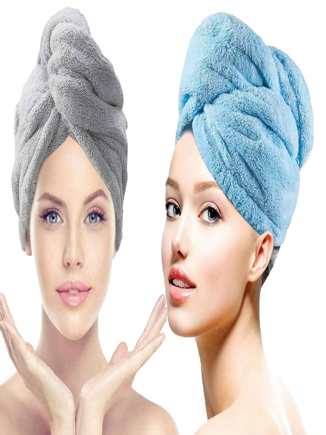 VYAKOM Pack Of 2 Hair Wrap Towel