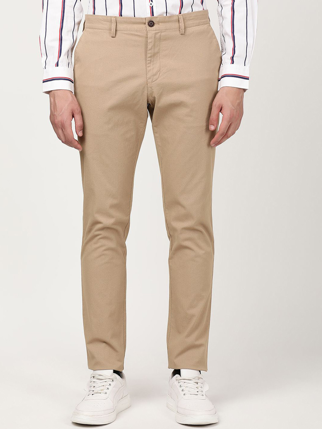 Indian Terrain Men Urban Slim Fit Chinos Trousers