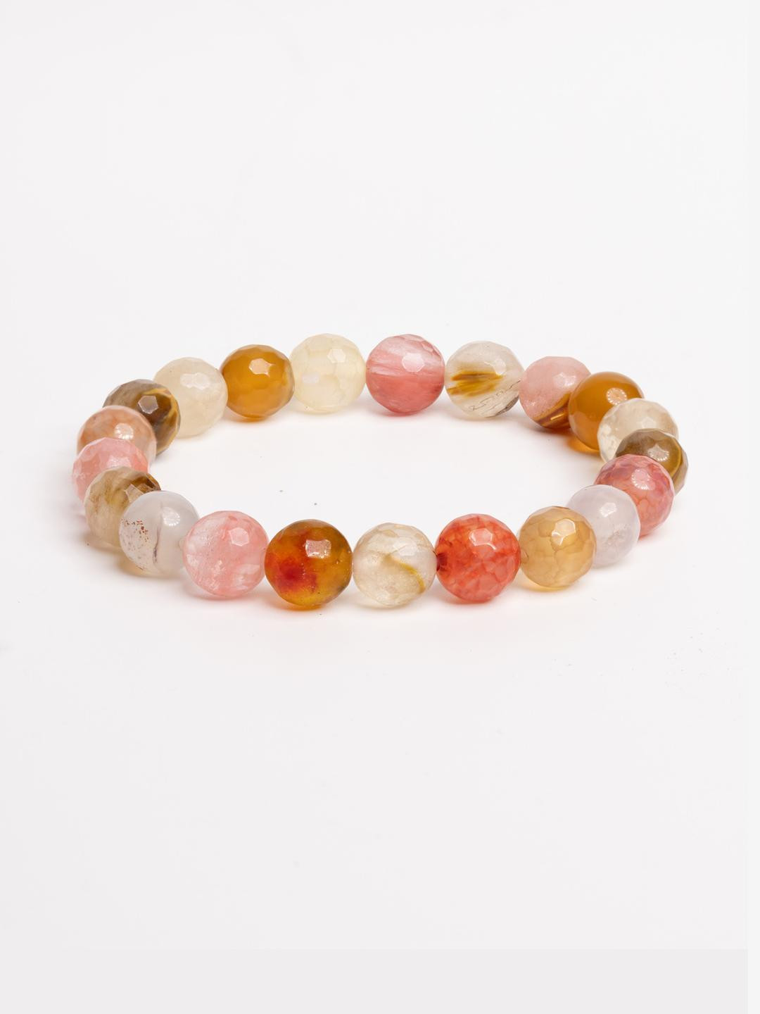 Look and Adorn Multi Cherry Quartz Bracelet